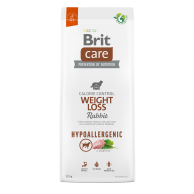 Brit Care Hypoallergenic Weight Loss Rabbit, 12 kg