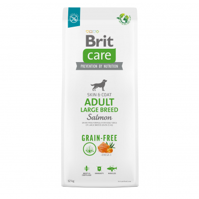 Brit Care Grain free Adult Large Breed Salmon, 12 kg