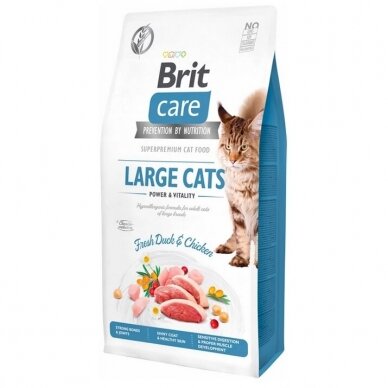 Brit Care Grain Free Large Cats Power & Vitality, 2 kg