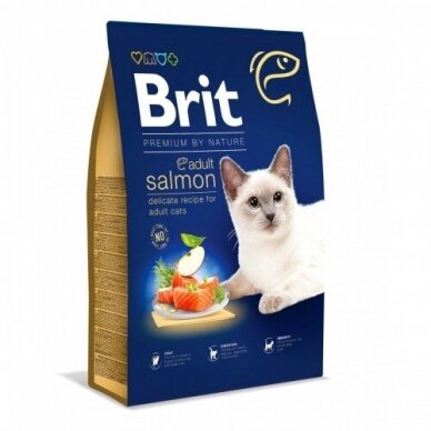 Brit Premium By Nature cat Adult Salmon, 1,5 kg