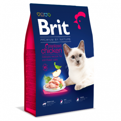 Brit Premium By Nature cat Sterilized Chicken, 1,5 kg