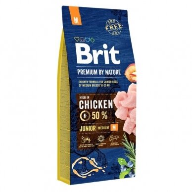 Brit Premium Junior M, 15 kg