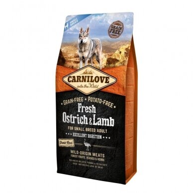 Carnilove Fresh Ostrich & Lamb for small breed