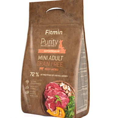 Fitmin Purity dog Grain Free Mini adult Beef