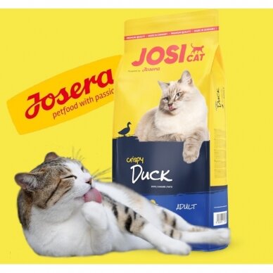 JOSERA JosiCat CRISPY DUCK, 10 kg 1
